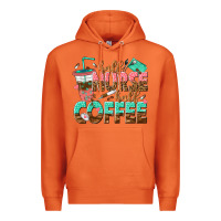 Carrot half nurse half coffee Premium Hoodie - texasbilliewilder