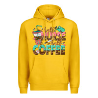 Lemon half nurse half coffee Premium Hoodie - texasbilliewilder