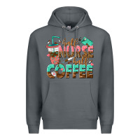 Rock half nurse half coffee Premium Hoodie - texasbilliewilder