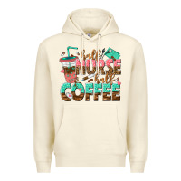 Half Nurse Half Coffee Premium Hoodie | Teevron