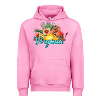 Fuchsia Pink summer virginia Urban Hoodie - texasbilliewilder