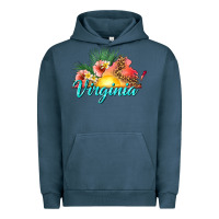 Pigment Midnight Navy summer virginia Urban Hoodie - texasbilliewilder
