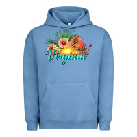 Pigment Pebble Blue summer virginia Urban Hoodie - texasbilliewilder