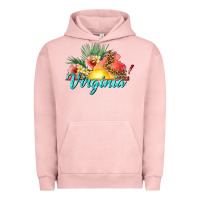 Pigment Salmon summer virginia Urban Hoodie - texasbilliewilder