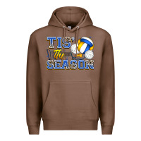 Chestnut tis' the season volleyball Premium Hoodie - Zillion Design Studio