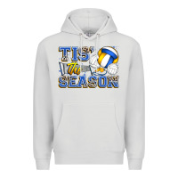 Dove Grey tis' the season volleyball Premium Hoodie - Zillion Design Studio