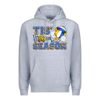 Heather Grey tis' the season volleyball Premium Hoodie - Zillion Design Studio
