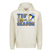 Oatmeal Heather tis' the season volleyball Premium Hoodie - Zillion Design Studio