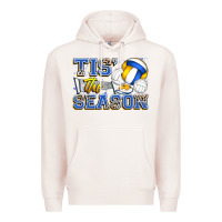Pale Pink tis' the season volleyball Premium Hoodie - Zillion Design Studio