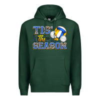 Sports Green tis' the season volleyball Premium Hoodie - Zillion Design Studio