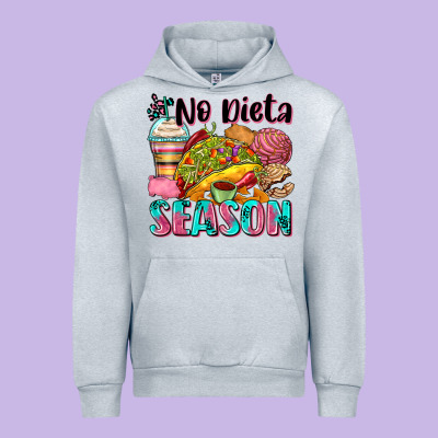 No Dieta Season Urban Hoodie Designed By Zillion Design Studio