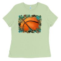 Matcha sports basketball background Ladies Tee - Artiststas