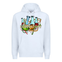 White laboratory Premium Hoodie - texasbilliewilder