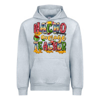 Heather Grey nacho average teacher Urban Hoodie - Zillion Design Studio