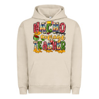 Pigment French Oak nacho average teacher Urban Hoodie - Zillion Design Studio