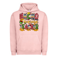 Pigment Salmon nacho average teacher Urban Hoodie - Zillion Design Studio