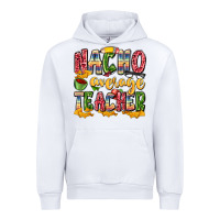 White nacho average teacher Urban Hoodie - Zillion Design Studio