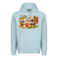 Blue Mist fall nurse coffee cups Premium Hoodie - texasbilliewilder