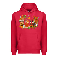 Cardinal fall nurse coffee cups Premium Hoodie - texasbilliewilder