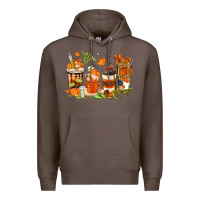 Coffee fall nurse coffee cups Premium Hoodie - texasbilliewilder