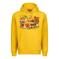 Lemon fall nurse coffee cups Premium Hoodie - texasbilliewilder