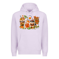 Lilac fall nurse coffee cups Premium Hoodie - texasbilliewilder
