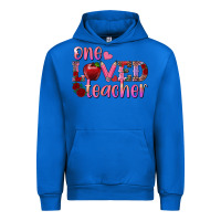 Cobalt one loved teacher Urban Hoodie - RanaPortraitStore