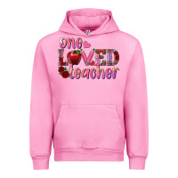 Fuchsia Pink one loved teacher Urban Hoodie - RanaPortraitStore