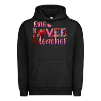 Pigment Black one loved teacher Urban Hoodie - RanaPortraitStore