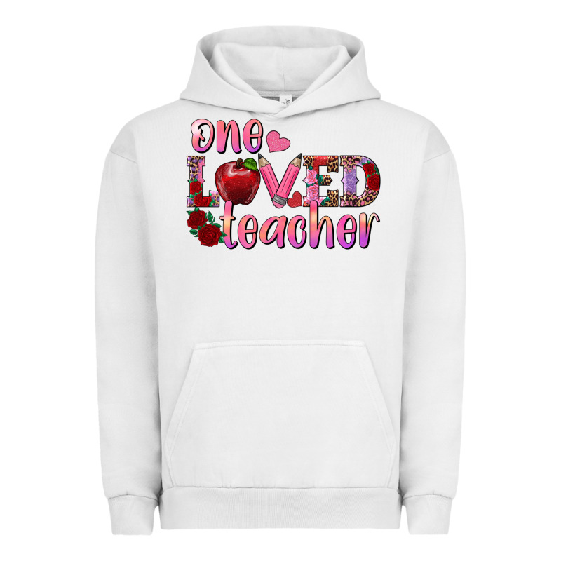 One Loved Teacher Urban Hoodie by RanaPortraitStore | Teevron