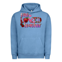 Pigment Pebble Blue one loved teacher Urban Hoodie - RanaPortraitStore