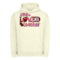 Pigment Pistachio one loved teacher Urban Hoodie - RanaPortraitStore