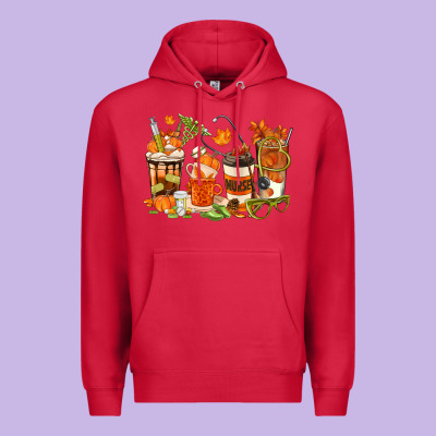 Fall Nurse Coffee Cups Premium Hoodie Designed By Texasbilliewilder