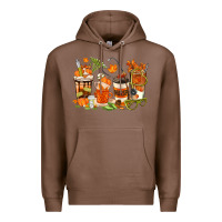 Chestnut fall nurse coffee cups Premium Hoodie - texasbilliewilder