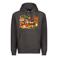Smoke fall nurse coffee cups Premium Hoodie - texasbilliewilder