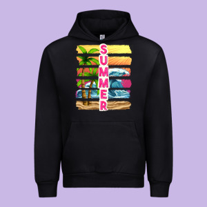Summer With Background Tbw Urban Hoodie Designed By Texasbilliewilder