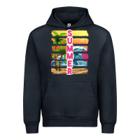 Navy summer with background tbw Urban Hoodie - texasbilliewilder