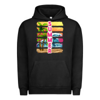 Pigment Black summer with background tbw Urban Hoodie - texasbilliewilder