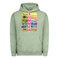Pigment Oil Green summer with background tbw Urban Hoodie - texasbilliewilder