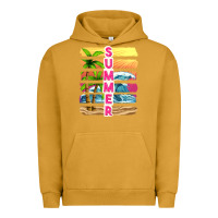 Pigment Peanut Butter summer with background tbw Urban Hoodie - texasbilliewilder