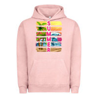 Pigment Salmon summer with background tbw Urban Hoodie - texasbilliewilder