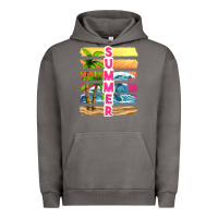 Pigment Tornado summer with background tbw Urban Hoodie - texasbilliewilder
