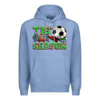 Colony Blue tis' the season soccer Premium Hoodie - Zillion Design Studio