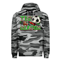 Slate Camo tis' the season soccer Premium Hoodie - Zillion Design Studio