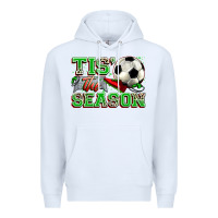 White tis' the season soccer Premium Hoodie - Zillion Design Studio
