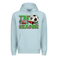 Blue Mist tis' the season soccer Premium Hoodie - Zillion Design Studio
