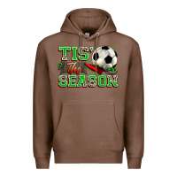 Chestnut tis' the season soccer Premium Hoodie - Zillion Design Studio
