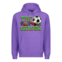 Purple tis' the season soccer Premium Hoodie - Zillion Design Studio