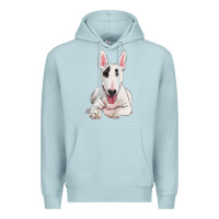 Blue Mist bull terrier Premium Hoodie - RanaPortraitStore