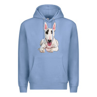 Colony Blue bull terrier Premium Hoodie - RanaPortraitStore
